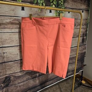Chicos Orange Ladies Shorts